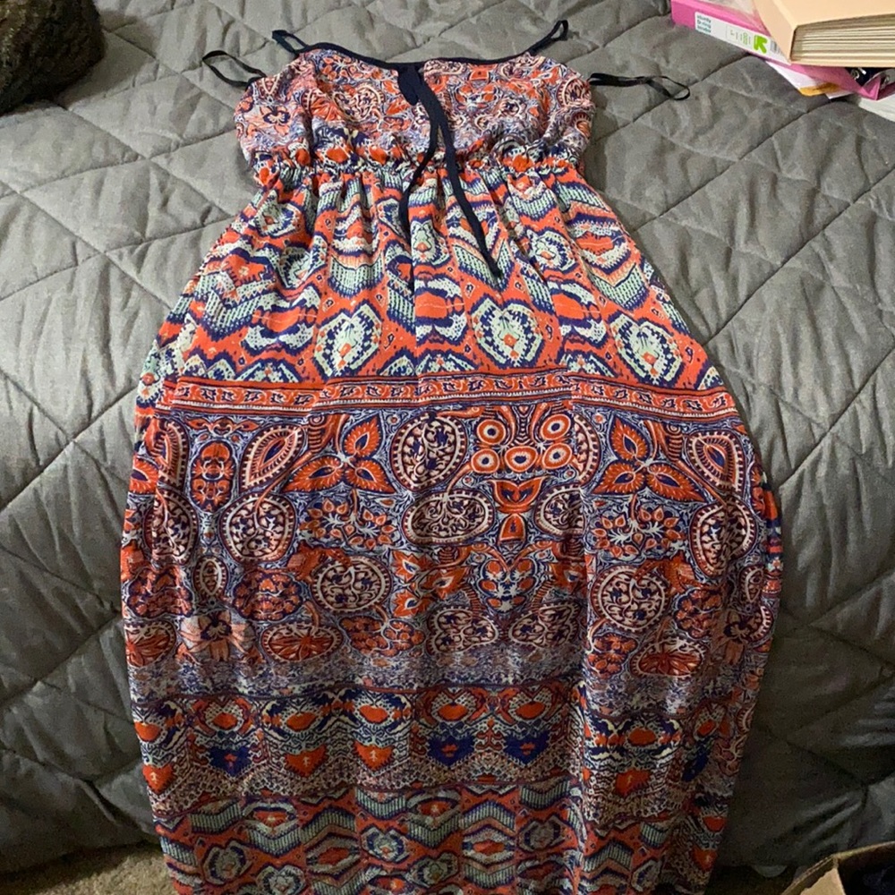 Spaghetti strap maxi dress